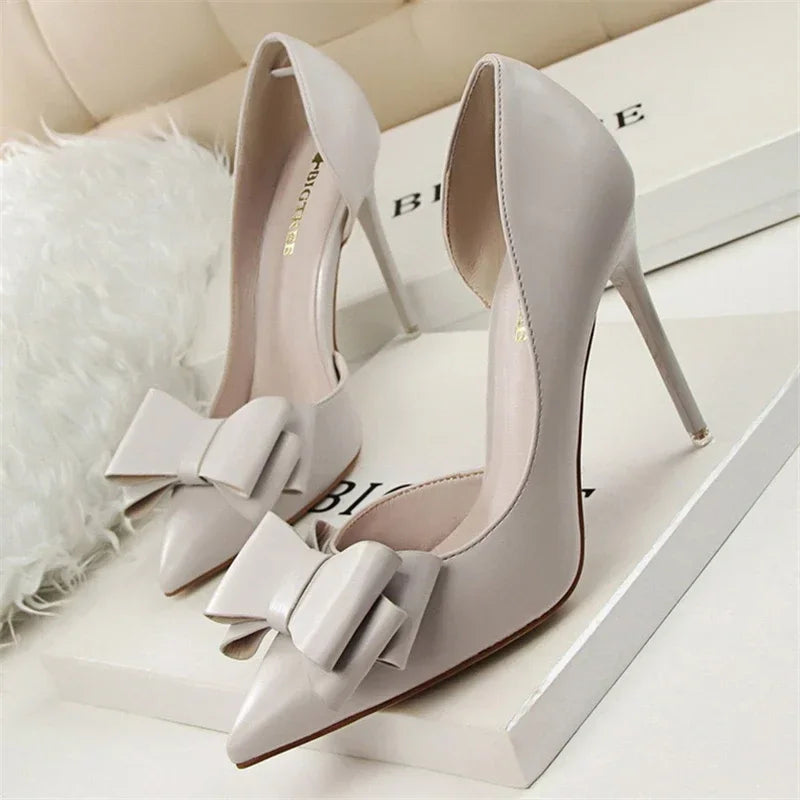Selena | Dames Pumps met Strikdetail | Elegante Vrouwen Hakken