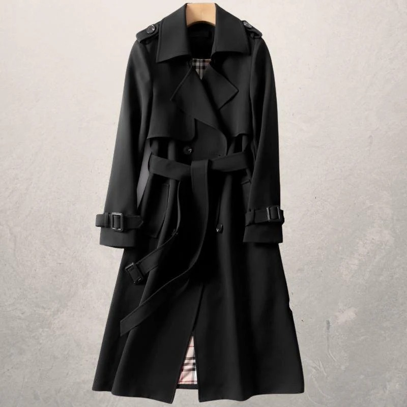 Guri | Trendy Dames Jas | Trenchcoat | Getailleerde Pasvorm | Riem In De Taille