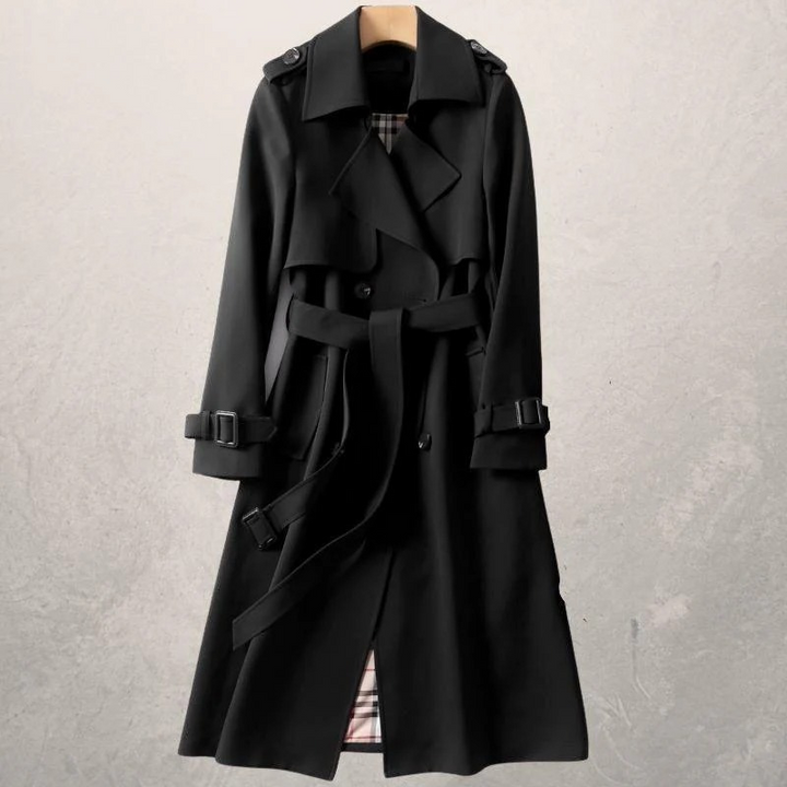 Guri | Trendy Dames Jas | Trenchcoat | Getailleerde Pasvorm | Riem In De Taille