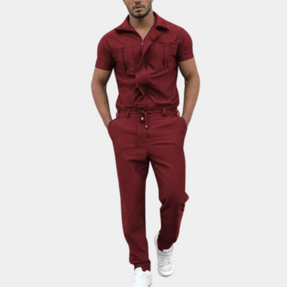 Emilo | Eenvoudige En Moderne Heren Jumpsuit | Heren Set