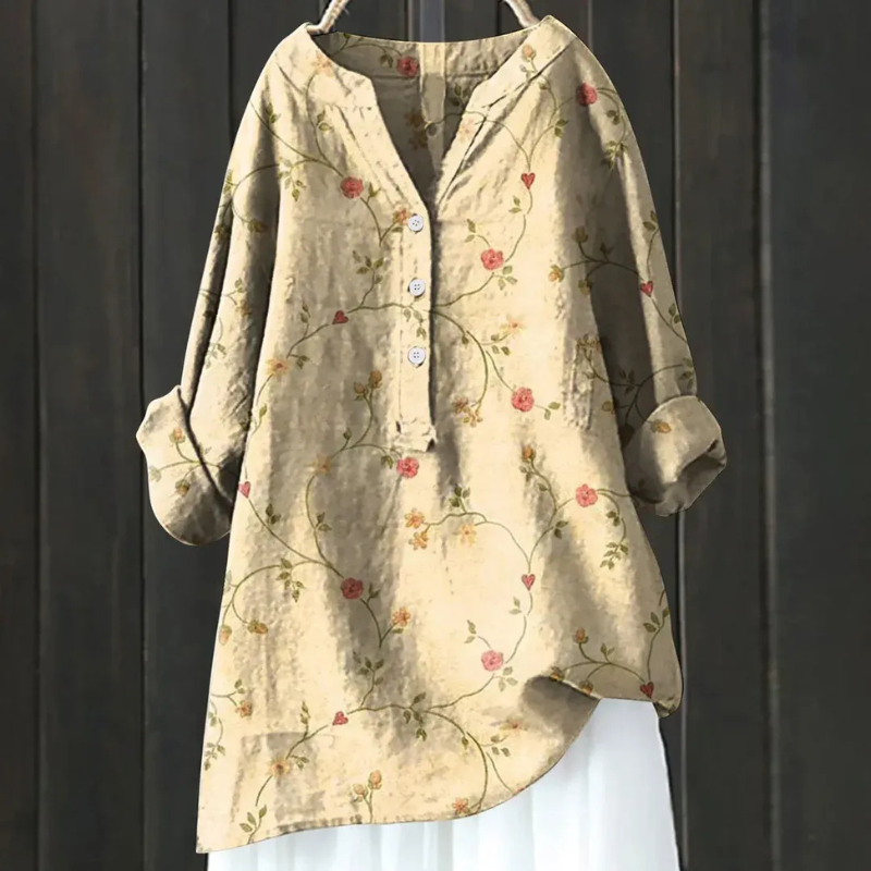 Kina | Luchtige Dames Blouse | Comfortabele Overhemd