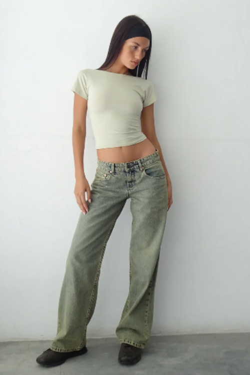 Roxanne | Low-Rise Jeans Spijkerbroek | Trendy Stretch Denim | Voor Vrouwen