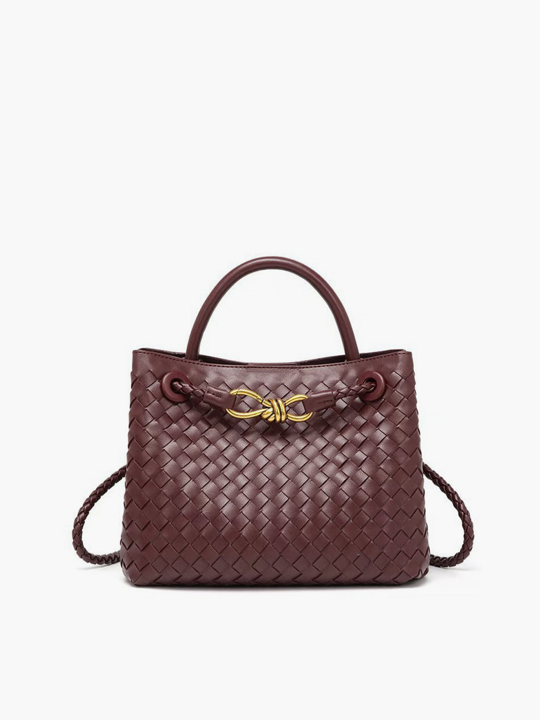 Fiona | Elegante Dames Tas | Met Metaal Twist Detail En Elegant Handvat
