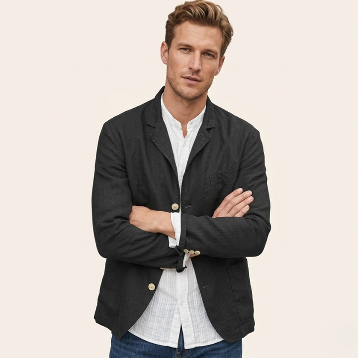 Sorata | Heren Linnen Blazer | Lichtgewicht Shirt | Moderne Elegantie