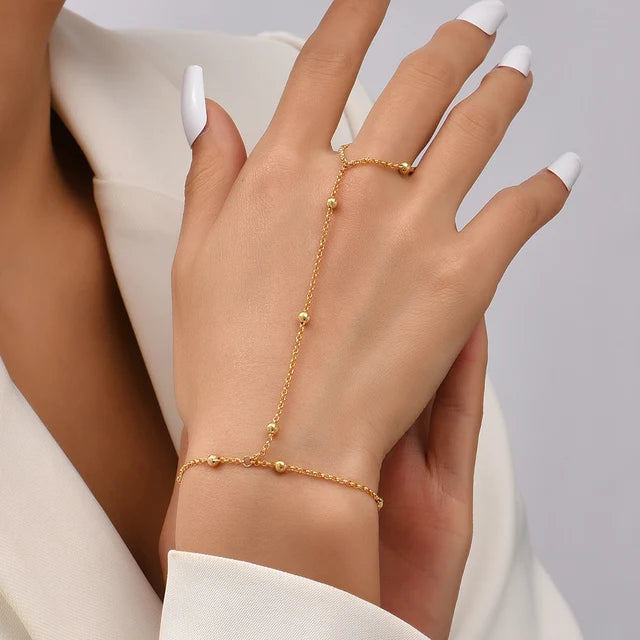 LuxeJewels | Creatieve Kleine Ketting | Armband | Vinger Ringen