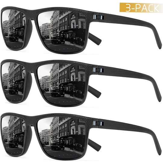 ShineShields | Gepolariseerde Zonnebril 3-Pack | Ultieme Uv-Bescherming