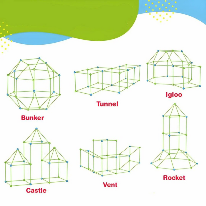 Magisch Fort | Creatieve Bouwset Voor Kinderen | Educatief Speelgoed