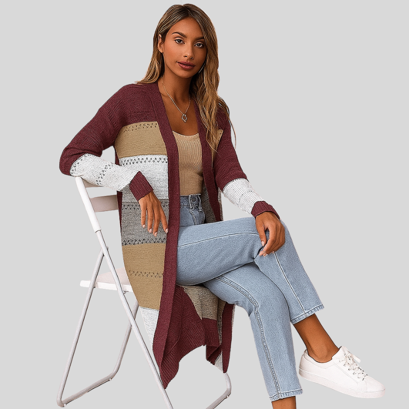 Elsa | Gebreid Dames Vest | Relaxed Cardigan