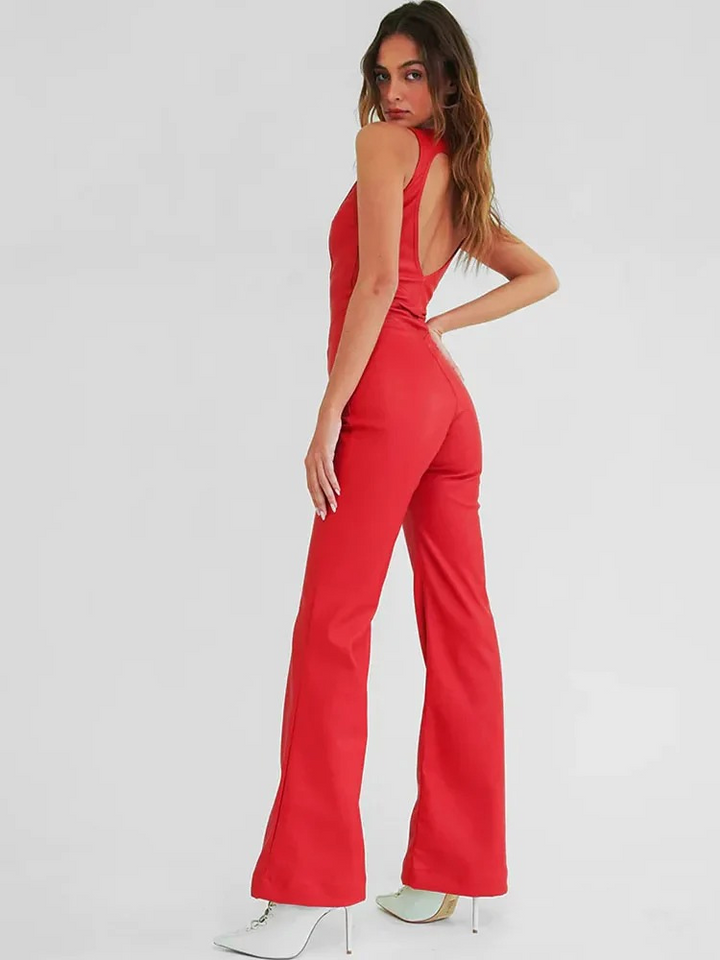 Noah | Backless Dames Jumpsuit | Bodycon