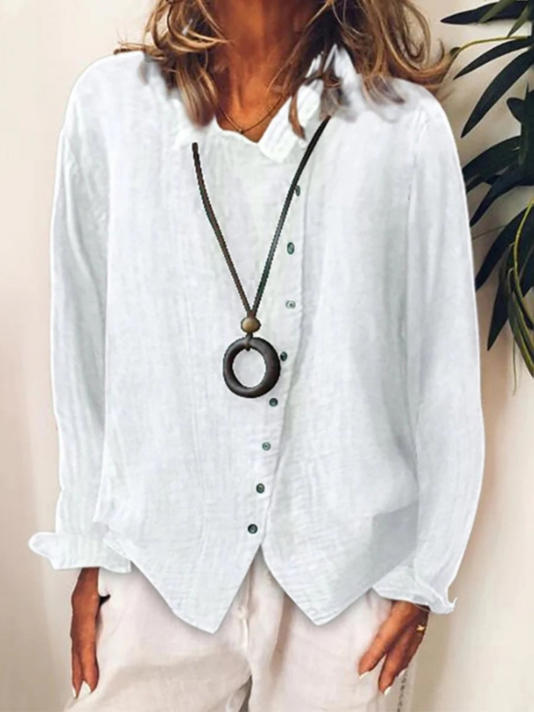 Silva | Casual Longsleeve Dames Top | Comfortabele Pasvorm