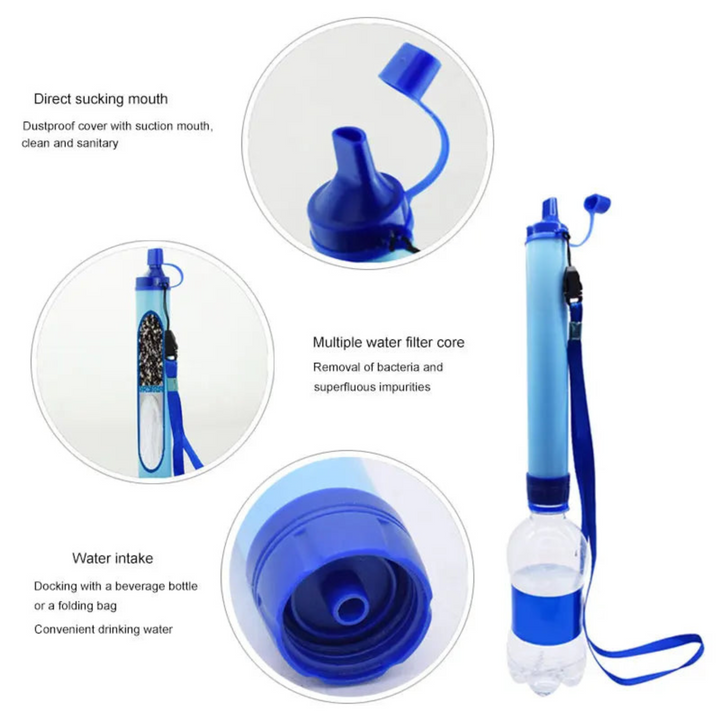 AquaLuxe | Betrouwbare Waterfilter Voor noodsituaties | Outdoor Survival