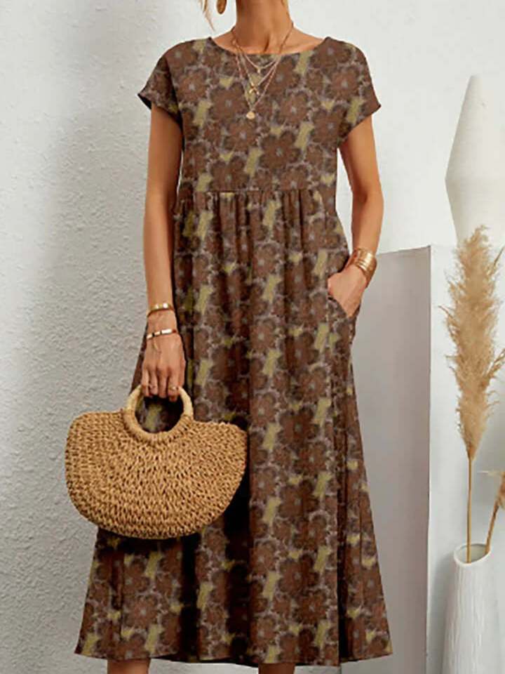Aria | Elegante Midi-Jurk | Dames Zomerjurk