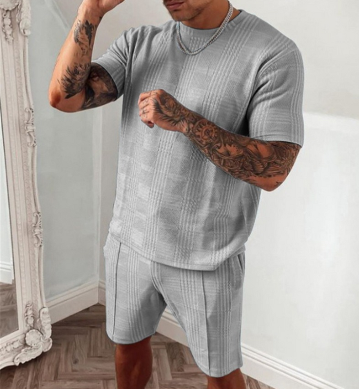 Giuseppe | Heren Luxe Zomerset | Trendy Mannen Shirt & Broek Set