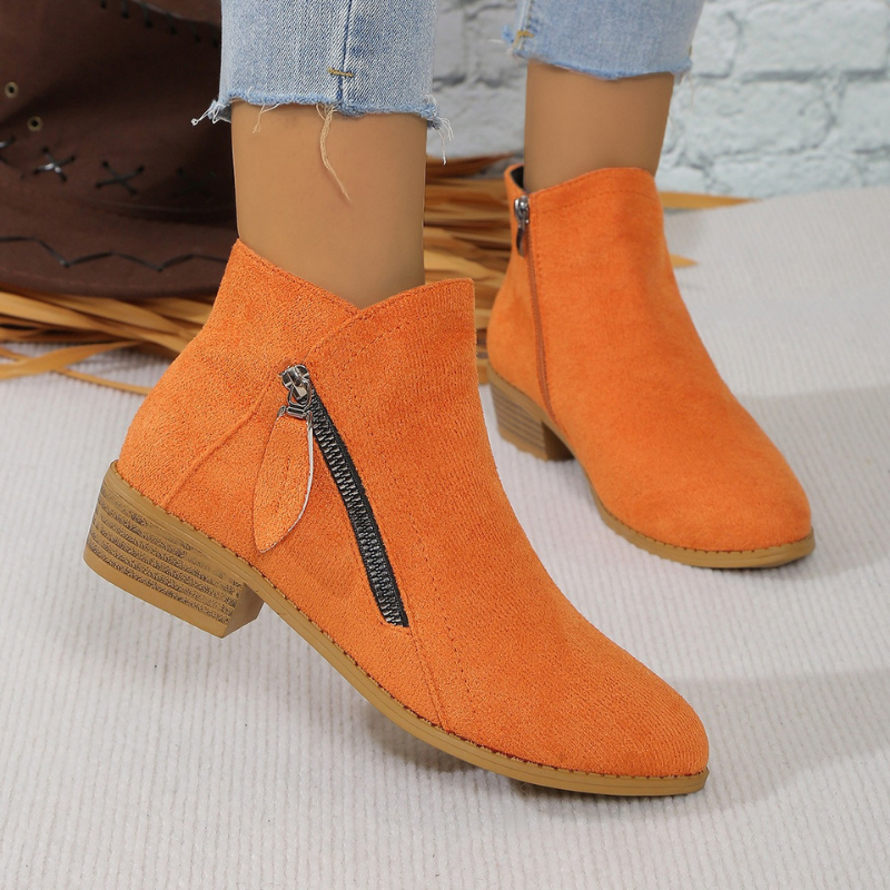 Tati | Klassieke Enkellaarzen Met Blokhak | Laarzen | Dames Schoenen