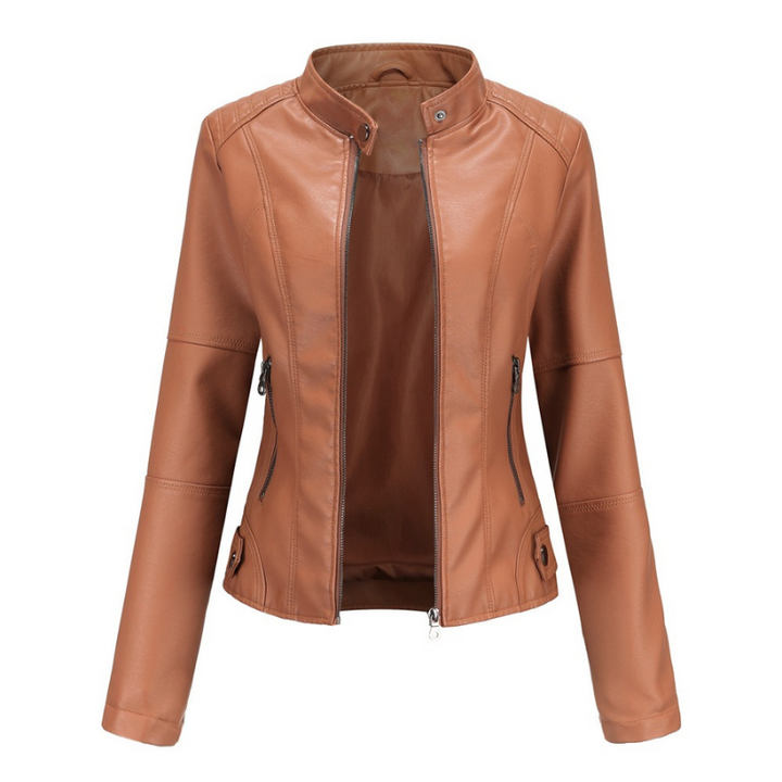 Alexia - Leren Jas Dames - Luxe Echt Leder - Dames Kleding - Tijdloze Stijl