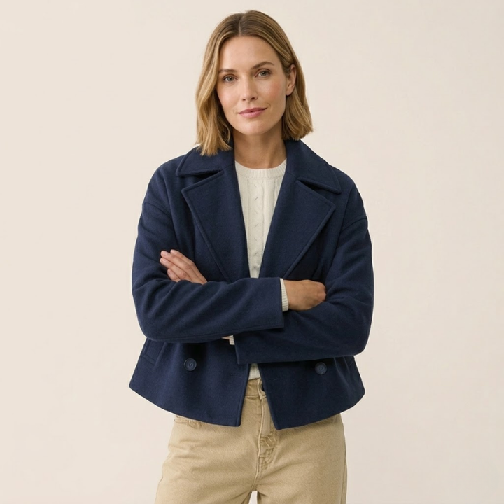 Sorata | Dames Jas | Korte Overslagjas Chic Elegant