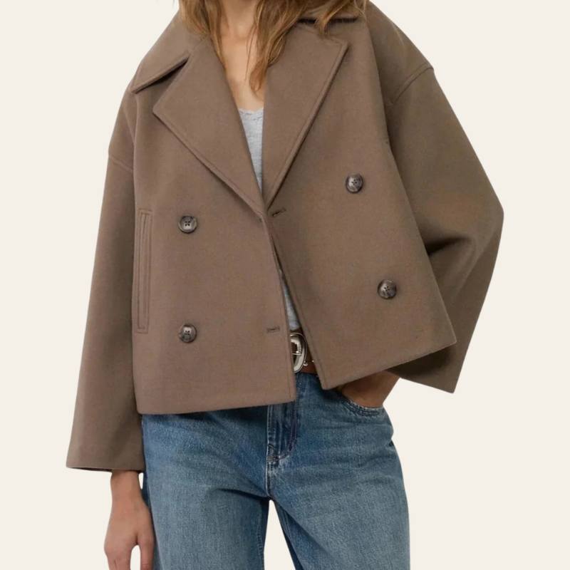 Sorata | Dames Jas | Korte Overslagjas Chic Elegant