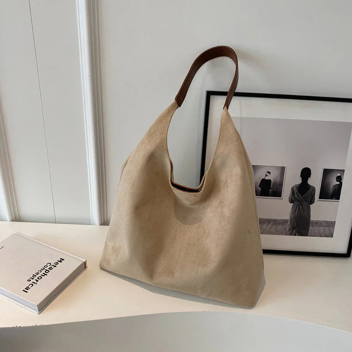 Mignot | Dames Suede Tote Bag | Stijlvolle Vrouwen Tas