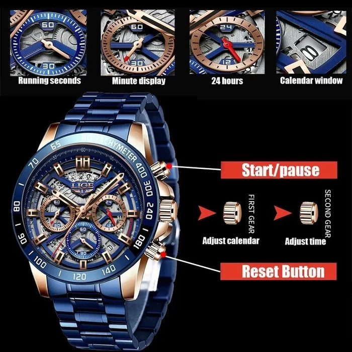 Dhesi | Herenhorloge | Waterdicht | Stijlvol Design