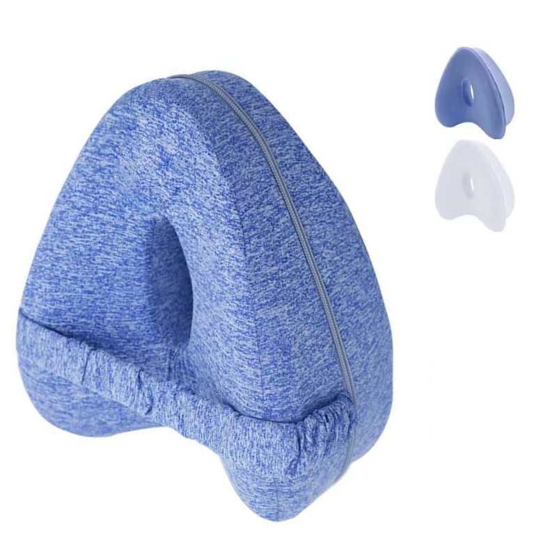 Ergonomisch Memory Foam Kniekussen | Comfortabele Slaaphouding | Verlicht Pijn
