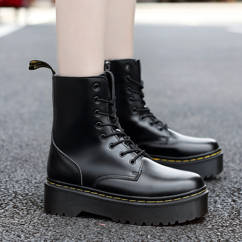 Isabella | Dames Schoenen | Trendy Leren Dames Boots Laarzen
