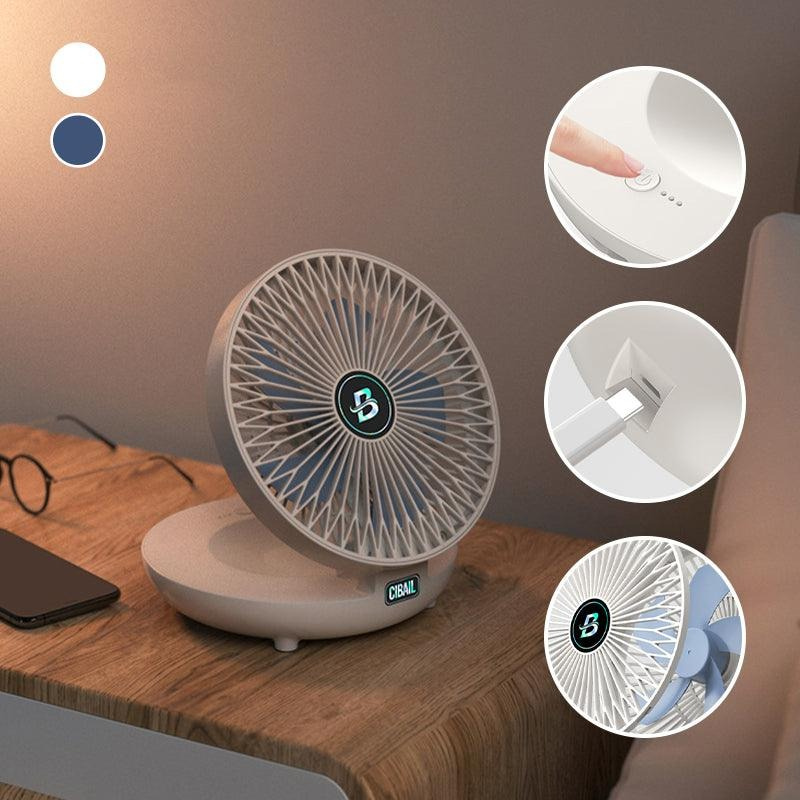 Westman | Mini Opvouwbare Ventilator | Compacte Formaat | Krachtige Luchtstroom