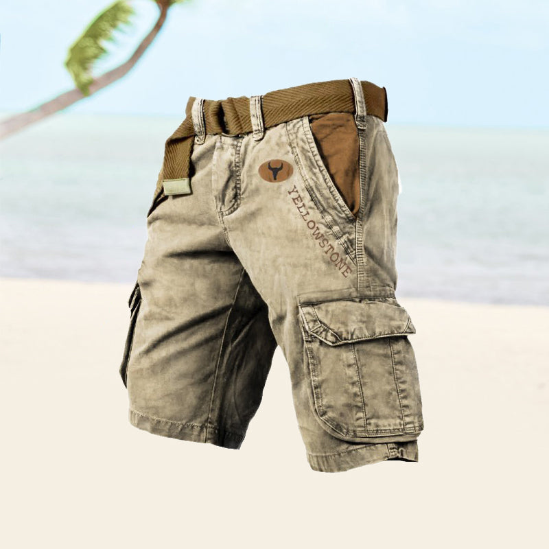 Brad | Heren Cargo Shorts | Trendy Mannen Cargo Korte Broek voor de Zomer