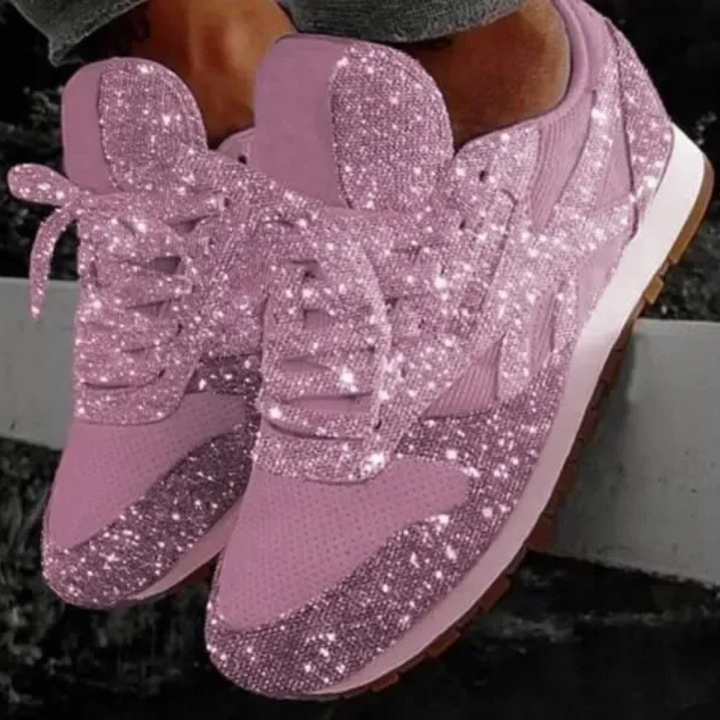 Bella | Casual Dames Glitterschoenen Met Pailletten