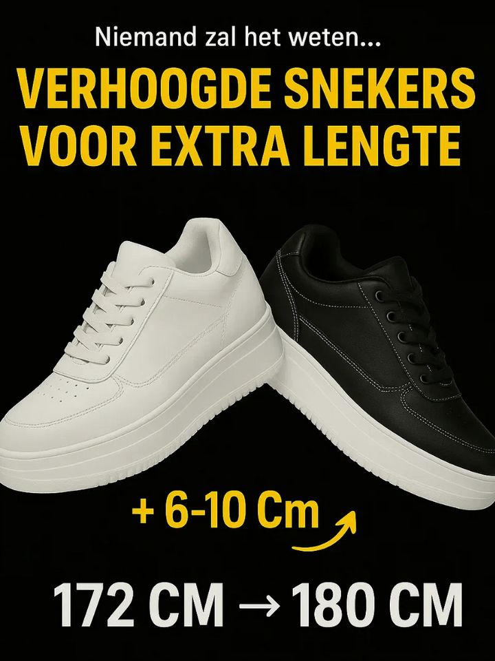 Assensio | Strakke Verhoogde Sneakers Voor Heren