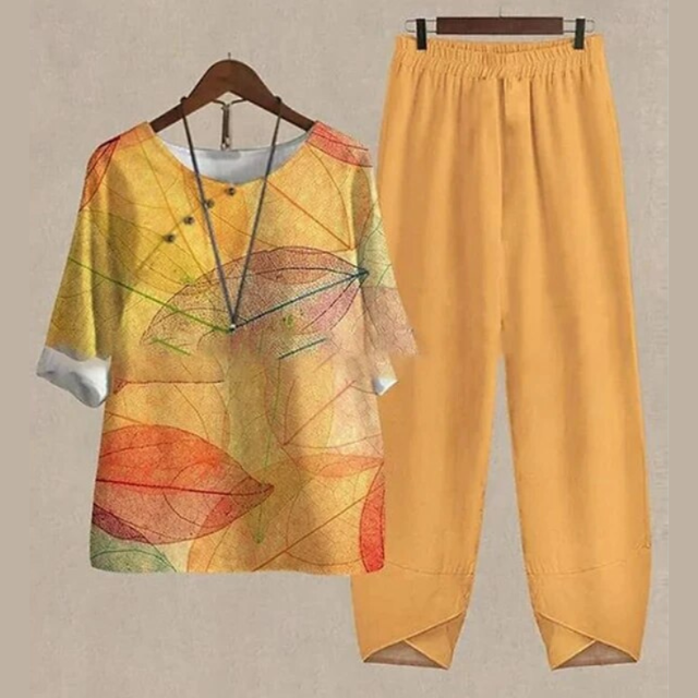 Mira | Dames Casual Zomers Tweedelig Set | Luchtig & Trendy voor Vrouwen