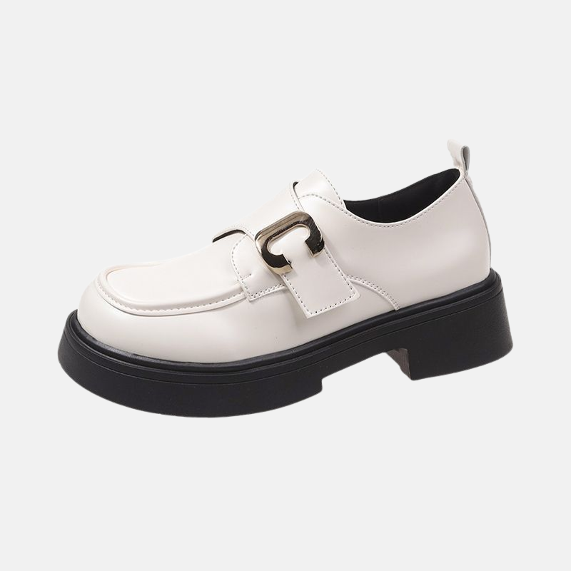 Linah | Trendy Dames Schoenen |Moderne Loafers | Chunky Zool | Voor Werk Of Casual Looks