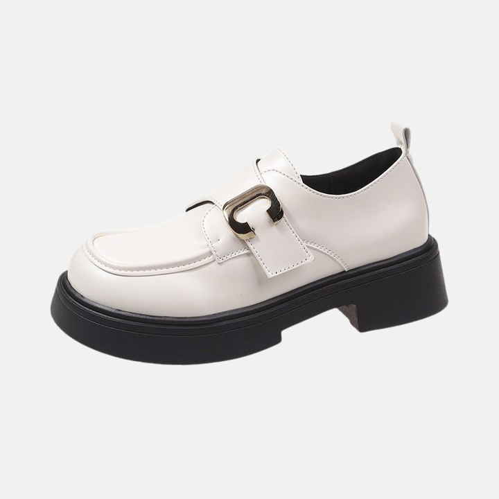 Linah | Trendy Dames Schoenen |Moderne Loafers | Chunky Zool | Voor Werk Of Casual Looks