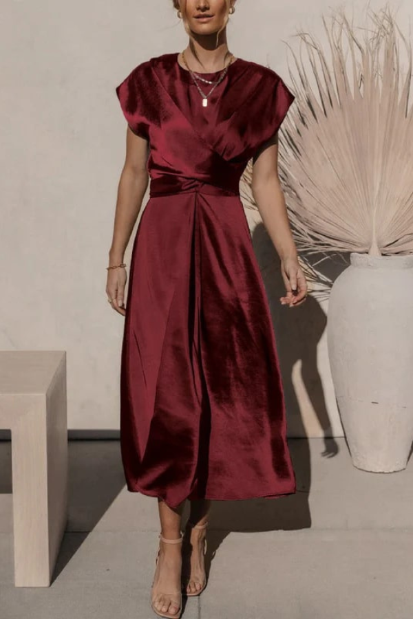 Sarita | Dames Midi Jurk | Elegante Jurk voor Vrouwen