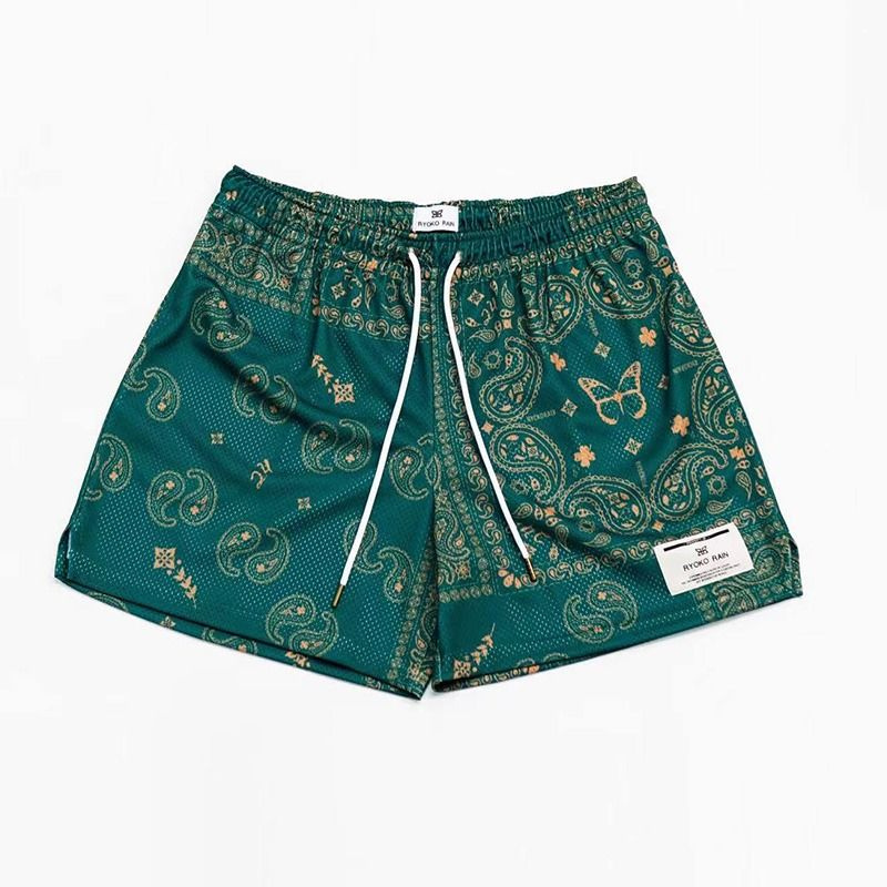 Jason | Heren Bedrukte Korte Broek | Mesh Ademend Zomer Broek voor Mannen
