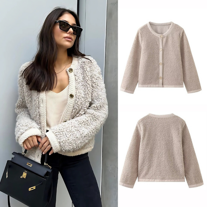 CozyTee | Dames Vest | Zachte Teddy Stijl | Trendy en Warm | Voor Casual Outfits