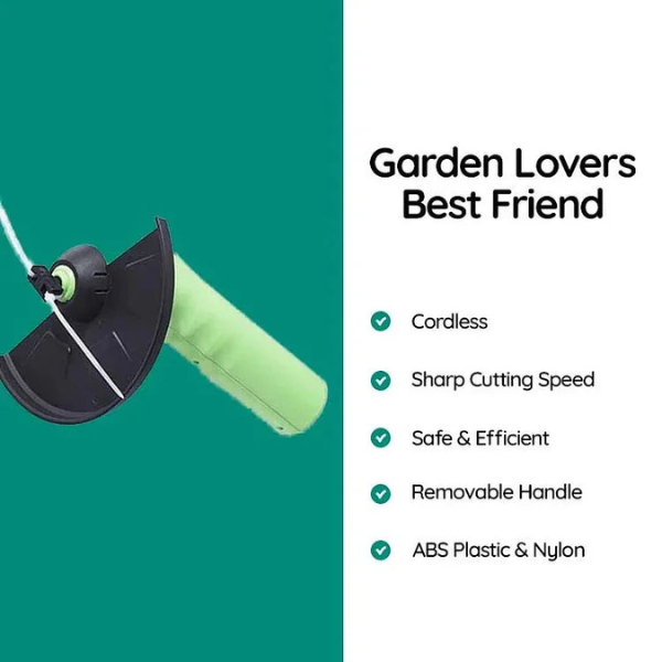 SafeTate | Draadloze Mini Grastrimmer voor Perfecte Tuinen