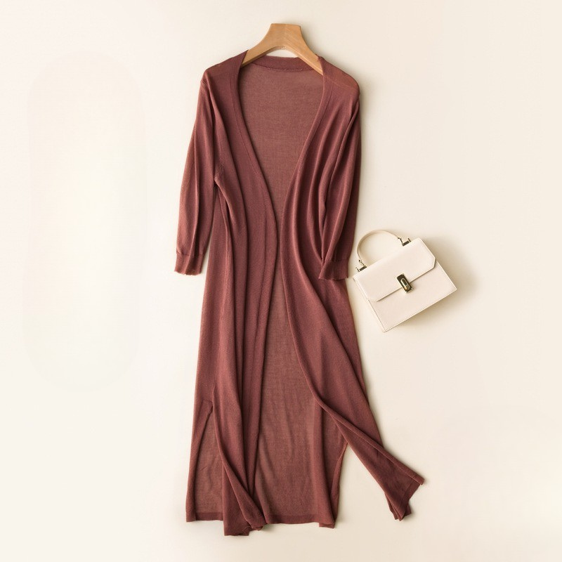 Melissa | Dames Lange Vest | Elegant en Lichtgewicht Zomer Cardigan voor Vrouwen