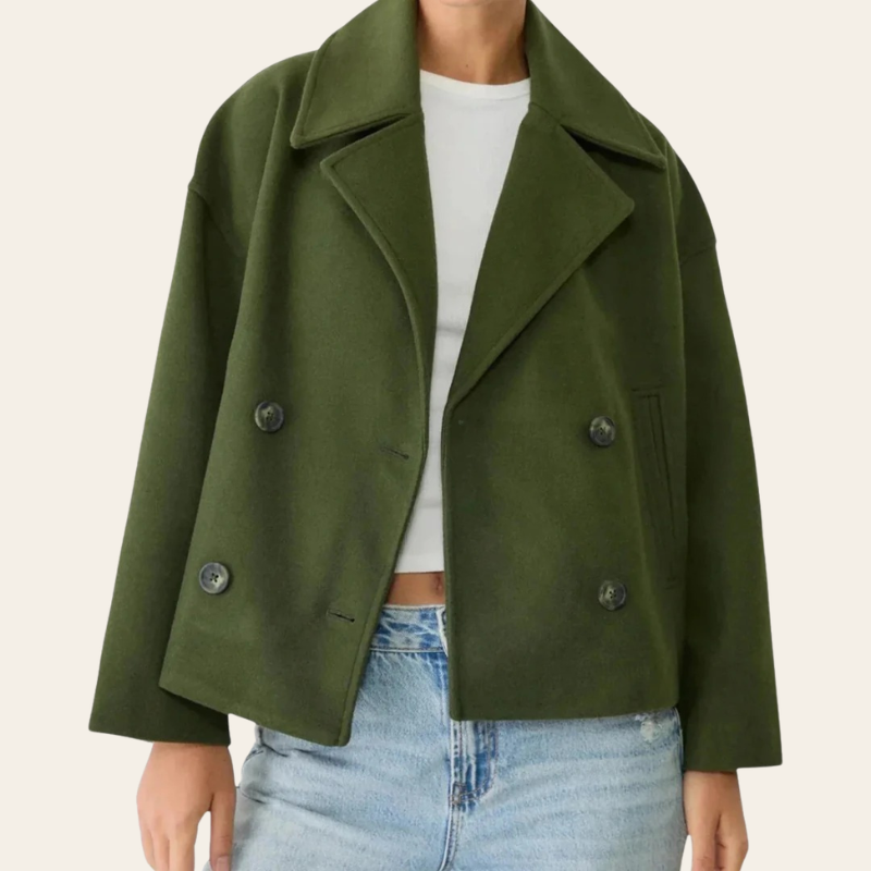 Sorata | Dames Jas | Korte Overslagjas Chic Elegant