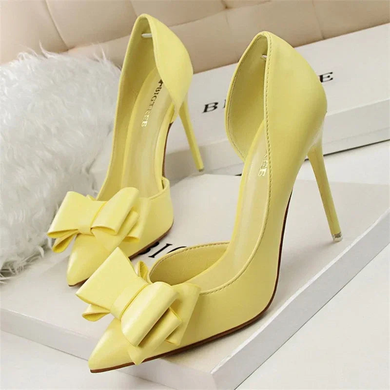 Selena | Dames Pumps met Strikdetail | Elegante Vrouwen Hakken