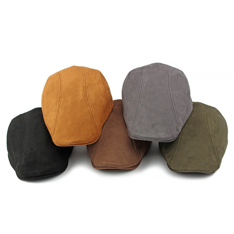 Henry | Limited  Suède Baret | Vintage Kledingstijl | Klassiek Ontwerp