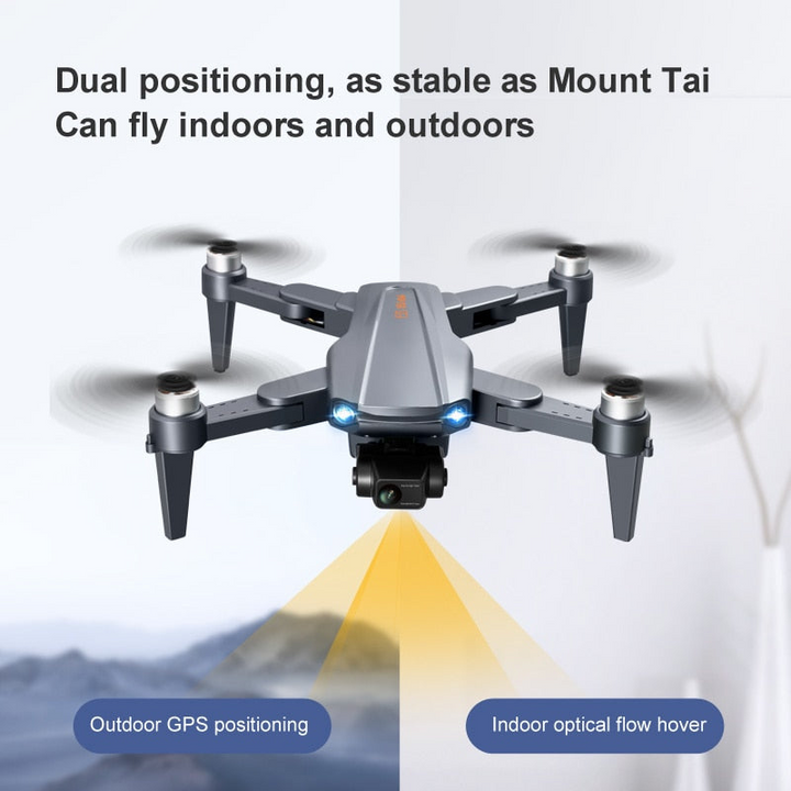 Symfa | Pro Drone | 8K HD Drone Met Dubbele Camera, GPS, en Borstelloze Motoren