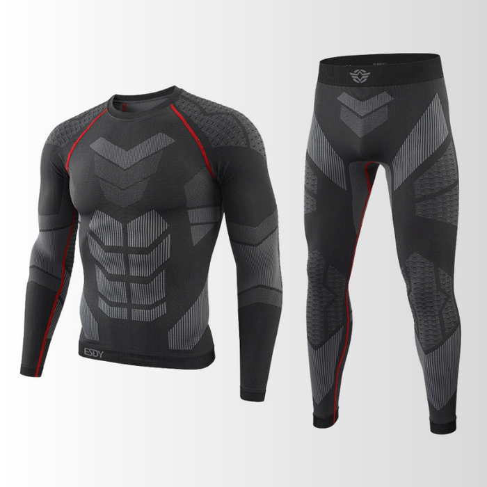 HotRope | Thermische Heren Onderkleding Set | Uitstekende Pasvorm | Ademend En Vochtregulerend