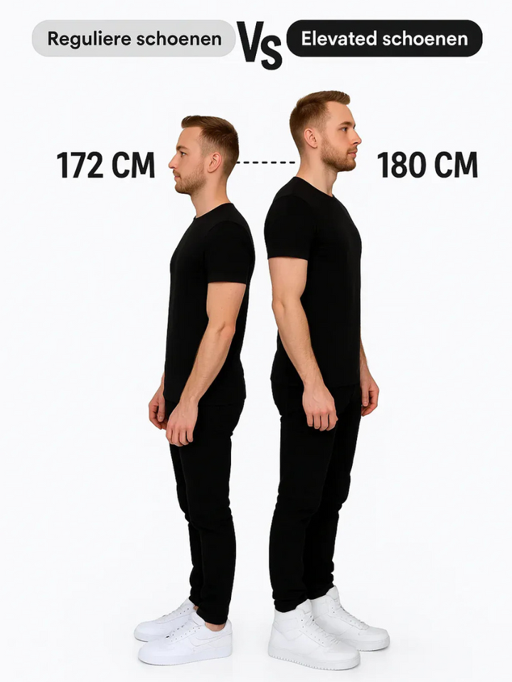 Assensio | Strakke Verhoogde Sneakers Voor Heren