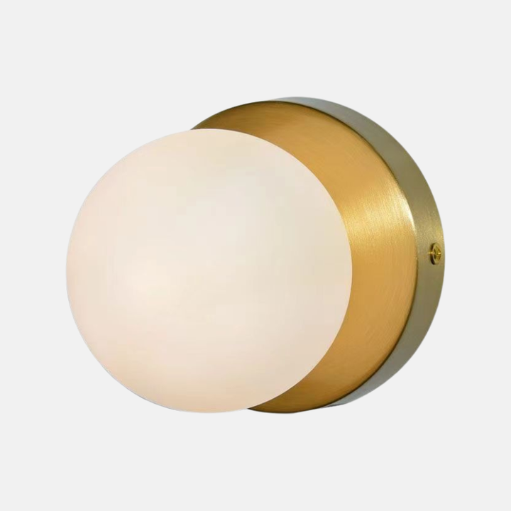 Demora | Luxe Wandlamp | Moderne LED Wandverlichting Met Glazen Bol