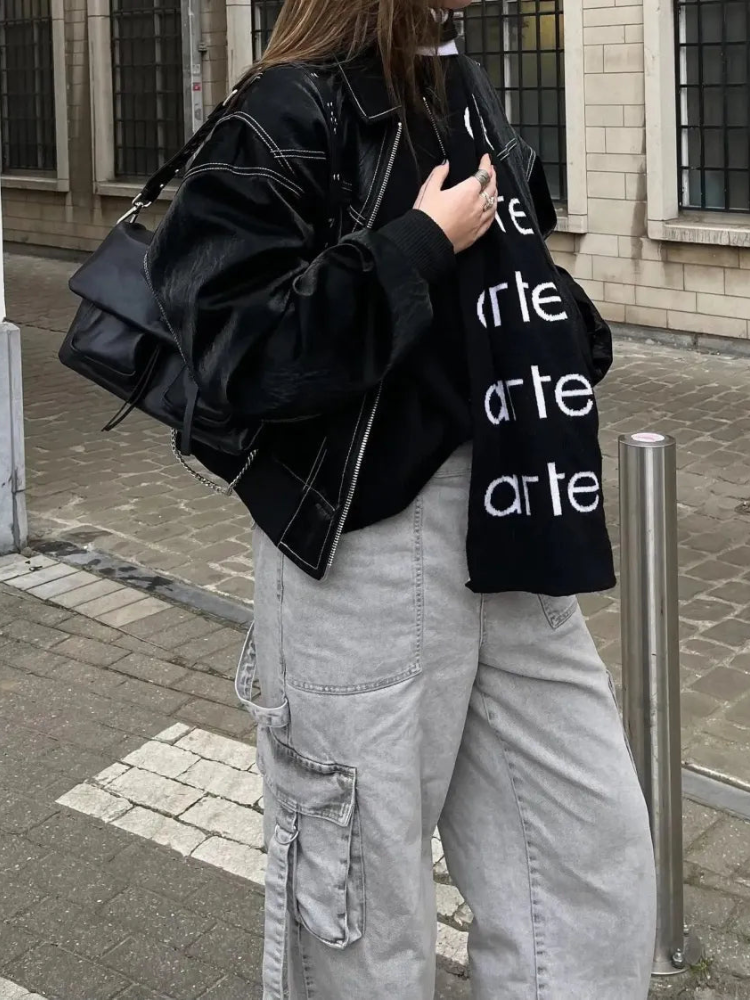 UrbanEdge | Oversized Leren Jas | Casual | Ideaal voor Lente, Herfst en Winter