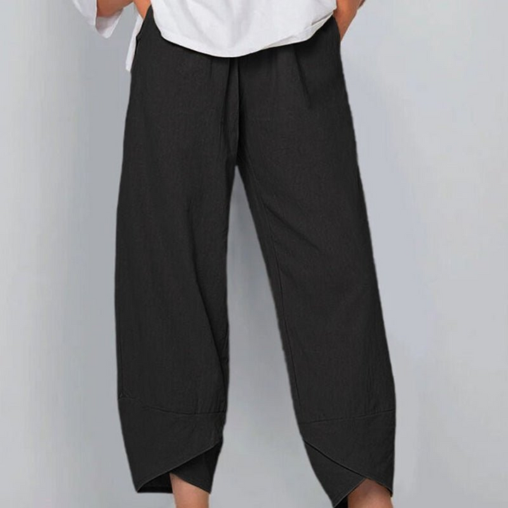 Elvira | Dames Broek | Lichte Katoenen en Linnen Vrouwen Zomer Comfort