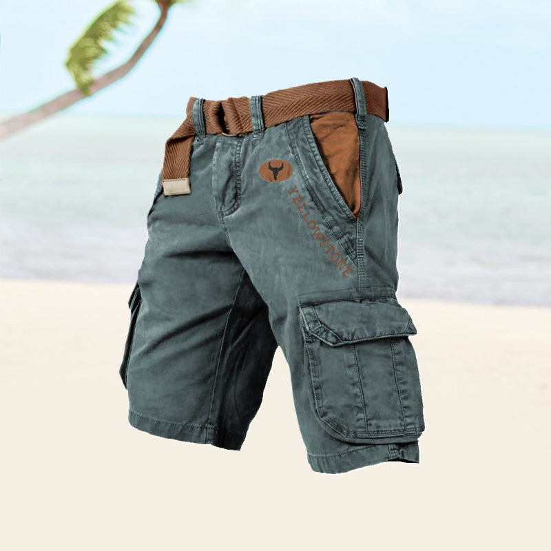 Brad | Heren Cargo Shorts | Trendy Mannen Cargo Korte Broek voor de Zomer