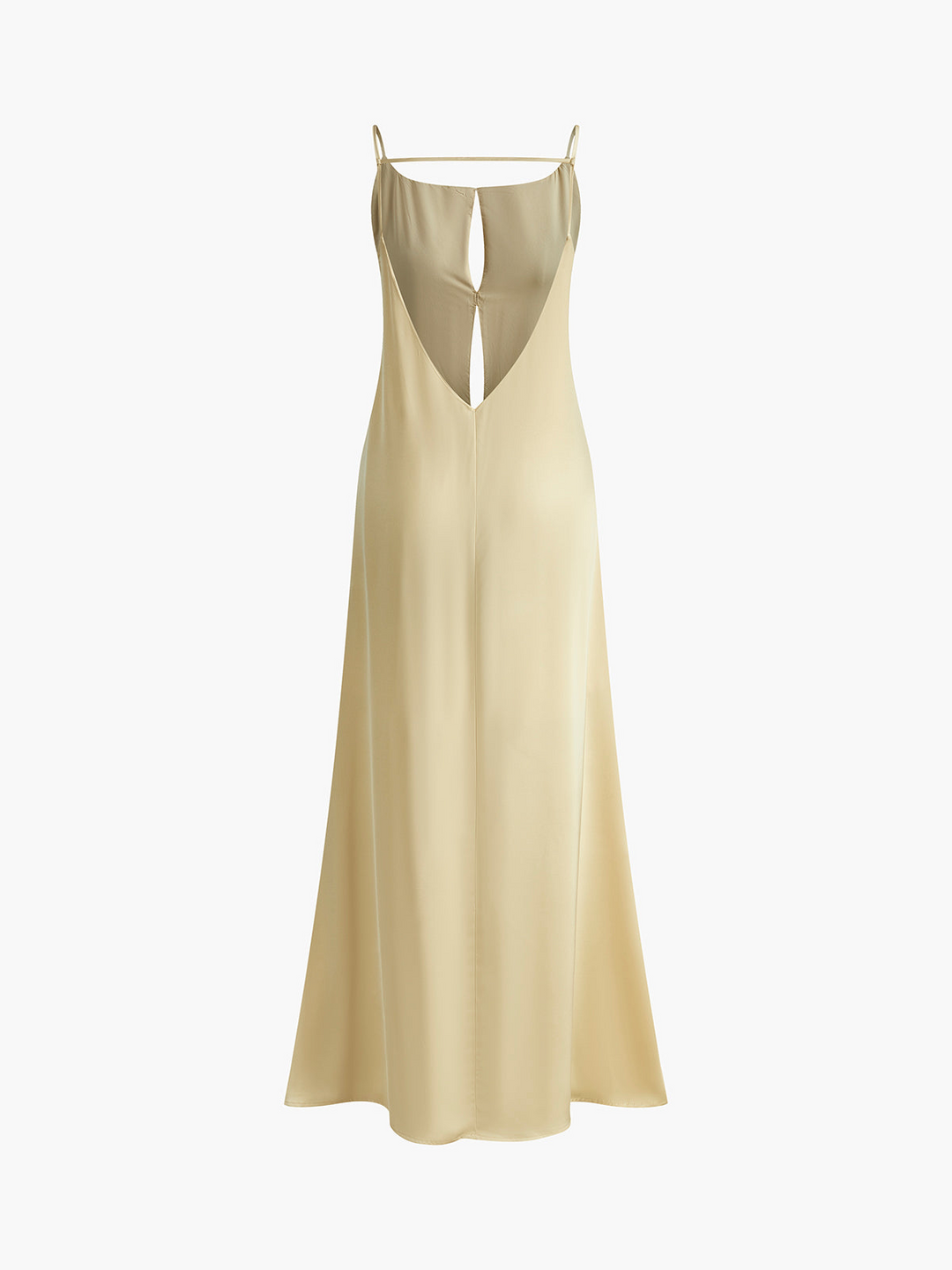Sienna | Elegante Zomerse Jurk | Rugloze Satijnen Lange Jurk