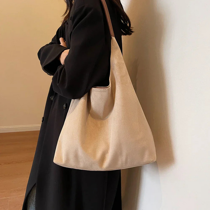 Mignot | Dames Suede Tote Bag | Stijlvolle Vrouwen Tas