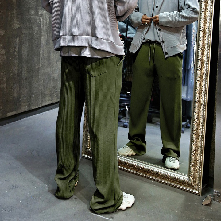 Batu | Heren Ribbed Trousers Chino Broek | Trendy Mannen Broek Corduroy
